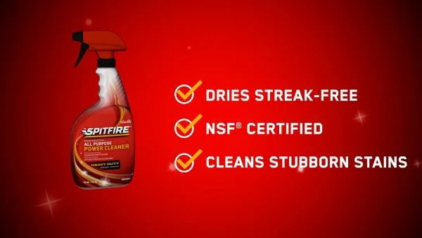 Spitfire Profesional All Purpose Power Cleaner, 32 oz, RTU - Image 5